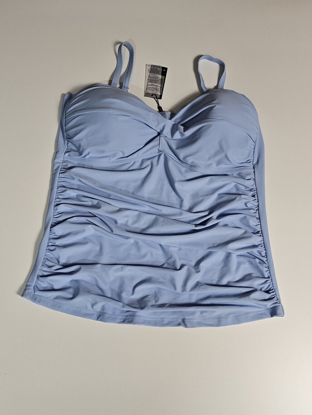 Relleciga Light Blue Tankini - 3XL
